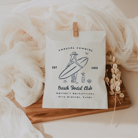 Cowgirl Bachelorette Favor Bag Geschenktütchen