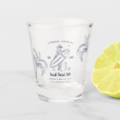 Cowgirl Bachelorette Favor Schnapsglas (Vorderseite)