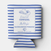 Cowgirl-Bachelorette-Favoriten an der Küste gedruc Dosenkühler (Rückseite)