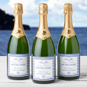 Cowgirl Bachelorette, Küste letzten Toast Schaumweinetikett