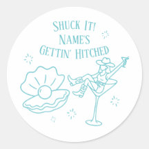Cowgirl Bachelorette Stickers