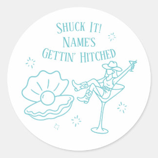 Cowgirl Bachelorette Stickers