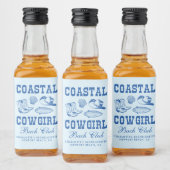 Cowgirl Bachelorette Weekend Alkoholflaschenetikett (Flaschen)