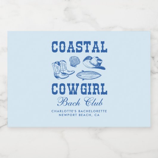 Cowgirl Bachelorette Weekend Alkoholflaschenetikett (Einzelnes Label)