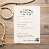 Cowgirl Bachelorette Weekend Einladung