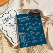 Cowgirl Bachelorette Weekend Itinerary Einladung