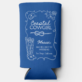Cowgirl Bachelorette Weekend Koozie Selters Dosenkühler