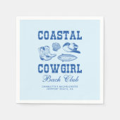 Cowgirl Bachelorette Weekend Serviette (Vorderseite)