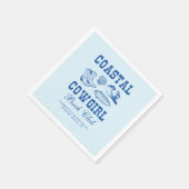 Cowgirl Bachelorette Weekend Serviette (Ecke)