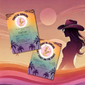 Cowgirl Bachelorette Wochenende Einladung