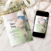 Cowgirl Barn Party Einladung