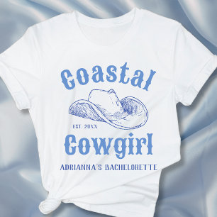 Cowgirl Beach Bachelorette Custom T-Shirt