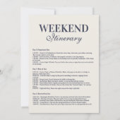 Cowgirl Beach Club Bachelorette Einladung (Rückseite)