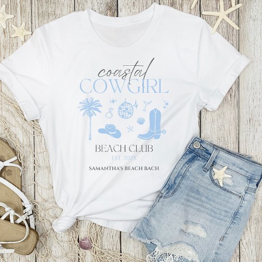 Cowgirl Beach Club Bachelorette T-Shirt