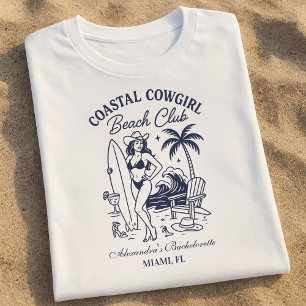Cowgirl Beach Club Bachelorette T-Shirt