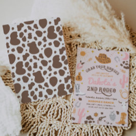 Cowgirl Birthday Einladung | 2. Rodeo - Einladung