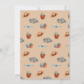 Cowgirl Birthday Einladung Wildwest Western (Rückseite)