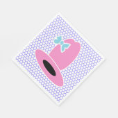 Cowgirl Birthday Party Napkins Serviette (Ecke)
