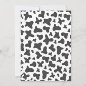 Cowgirl Birthday Time Capsule Note Card Dankeskarte (Rückseite)