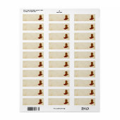 Cowgirl Boot Address Label (Vorne)