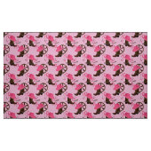 Cowgirl Boot Scootin Design Pink Stoff (Fat Quarter (45,7 x 55,9 cm))