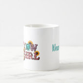 Cowgirl Boot und Hat Personalisiert Kaffeetasse (Mittel)