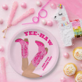 Cowgirl Boots Custom Personalized Pappteller (Party)