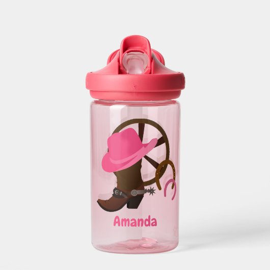 Cowgirl Boots Custom Trinkflasche (Vorne)