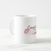Cowgirl-Braut Kaffeetasse (Vorderseite Links)