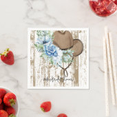 cowgirl bridal shower serviette (Beispiel)