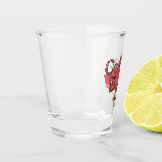 Cowgirl Bride Schnapsglas (Links)