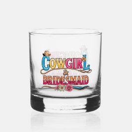 Cowgirl Bridesmaid Whiskyglas