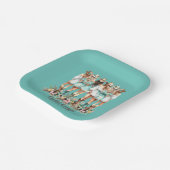 Cowgirl Bridesmaids an der Küste, 7 Zoll, Platz Pappteller (Gewinkelt)