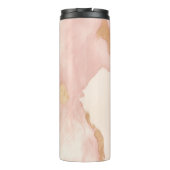 Cowgirl Brown Cowhide Western Cowboy Boots Thermosbecher (Rückseite)