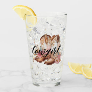 Cowgirl Brown Western Cowboy Boots Glas