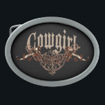 Cowgirl Buckle Ovale Gürtelschnalle<br><div class="desc">Cowgirl,  trendige Landmädchen schnallen sich. Coole,  trendige Cowgirl-T - Shirt,  Panzer,  Hüte und mehr. Zeigen Sie Ihrem Western Stolz auf dieses coole,  urbane Design. Karo auch in unseren netten Cowgirl Designs ...  Karo alle Designs der Methode 77!</div>