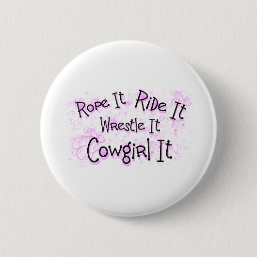 Cowgirl Button (Vorderseite)