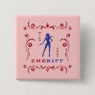 Cowgirl Button