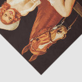 Cowgirl-Button Seidenpapier (Ausschnitt)