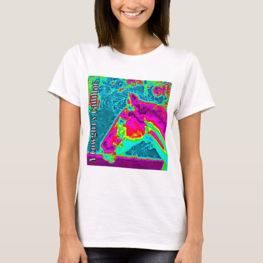 Cowgirl Cadillac T-Shirt (Vorderseite)
