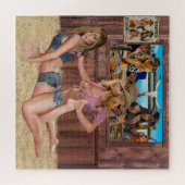 COWGIRL CATFIGHT WRESTLING #2 PUZZLE (Horizontal)