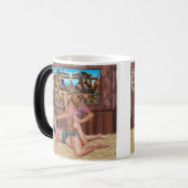 COWGIRL CATFIGHT WRESTLING Nr. 2 Verwandlungstasse (Vorderseite Links)