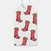 Cowgirl Christmas Geschenkanhänger (Rückseite)