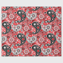 Cowgirl Christmas Red Paisley Country Western