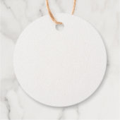 Cowgirl Clothesline Western Kinderdusche Danke Geschenkanhänger (Rückseite)