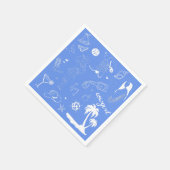 Cowgirl Cocktail Napkins Serviette (Ecke)