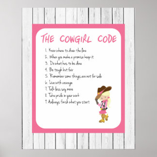 Cowgirl-Code Poster