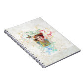 Cowgirl Collage im Art Déco Stil. Notizblock (Rechte Seite)