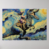 Cowgirl Comet - Celestial Dino Ride Poster (Vorderseite)