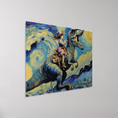 Cowgirl Comet - Celestial Dino Ride Poster (Ablage )